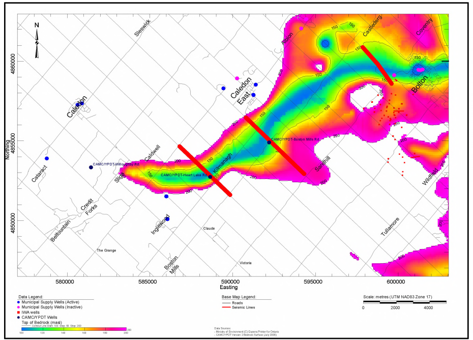 *Figure 6: Interpreted Bedrock*