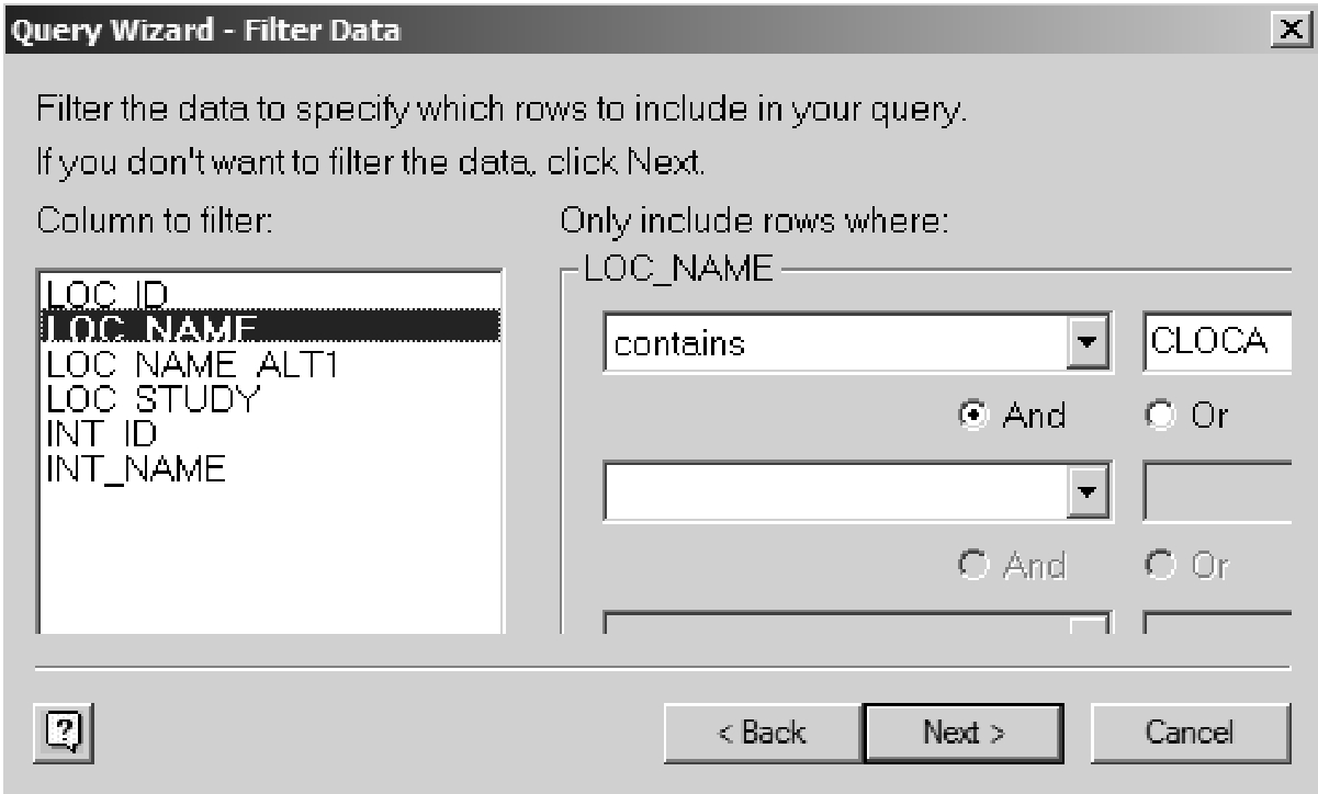 Figure 3.1.4.4 Filter Data