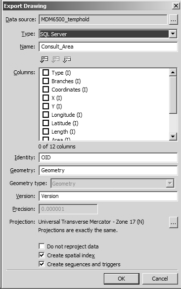 Figure J.3.3 Incorporation of polygons in database